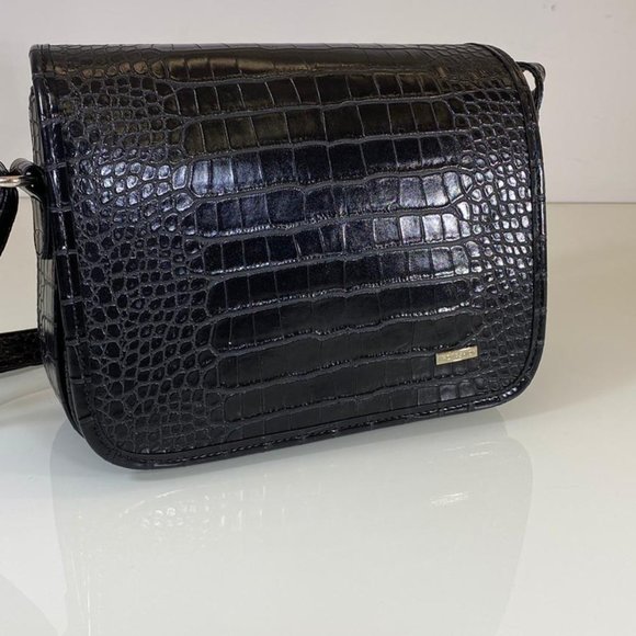 Profashion Handbags - Profashion Women’s Shoulder Bag, Black Croco